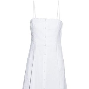 Theory Linen-blend dress